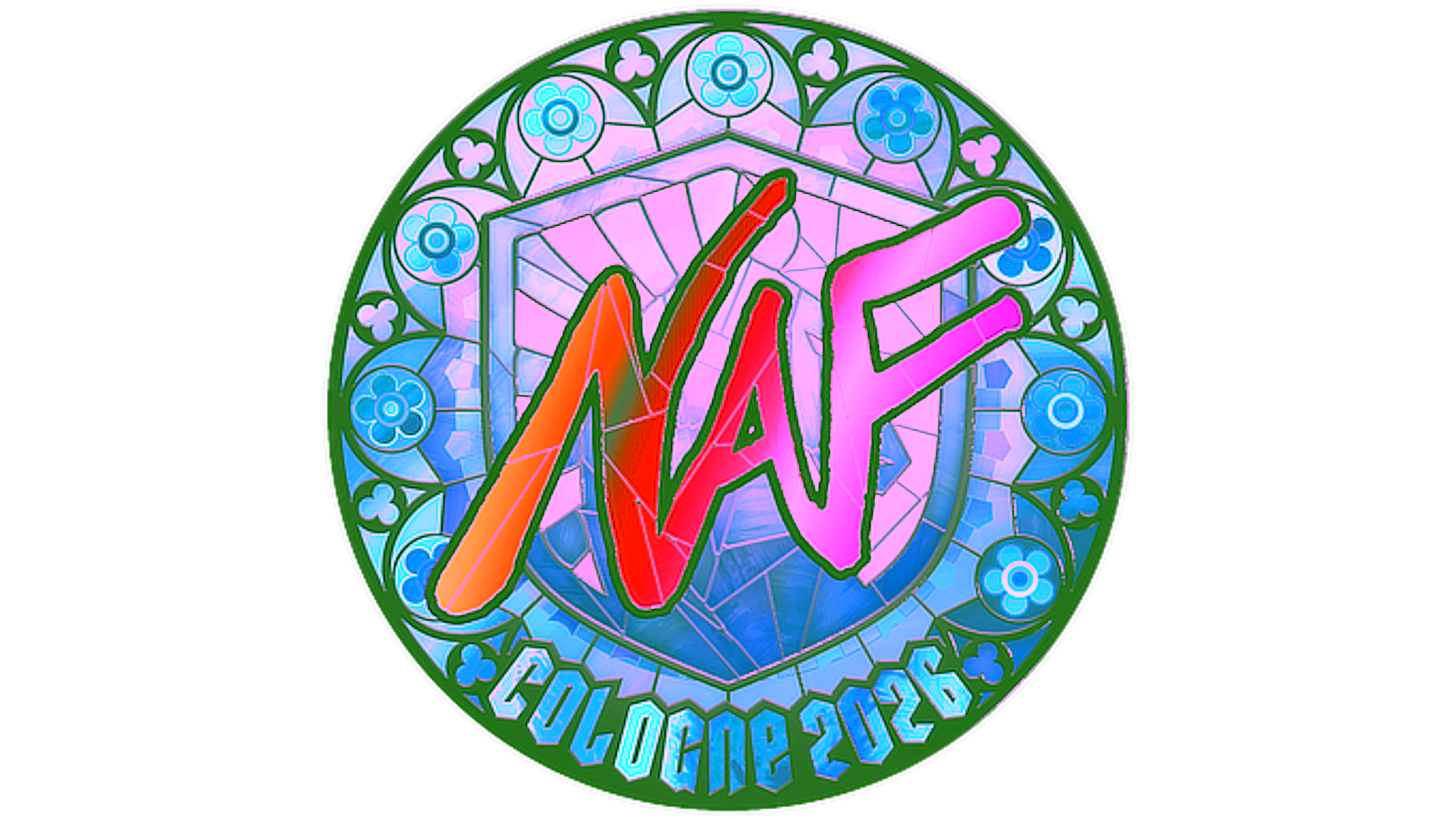 Display for Sticker | NAF (Holo) | Cologne 2026