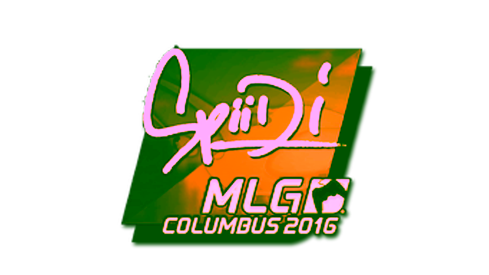 Rodyti Sticker | Spiidi (Gold) | MLG Columbus 2016