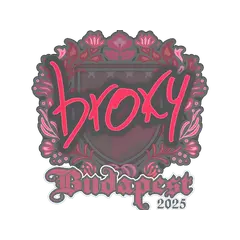 Sticker broky Budapest 2025