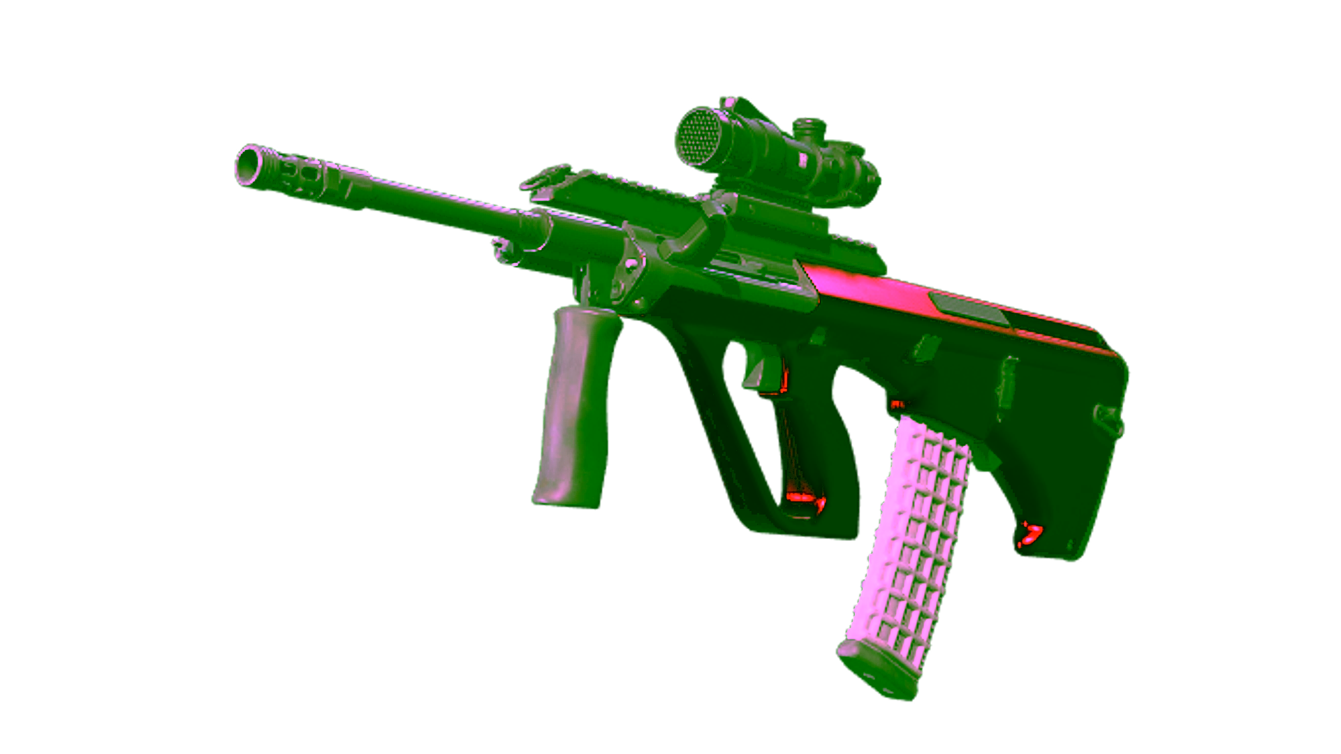 Display for Souvenir AUG | Hot Rod (Minimal Wear)