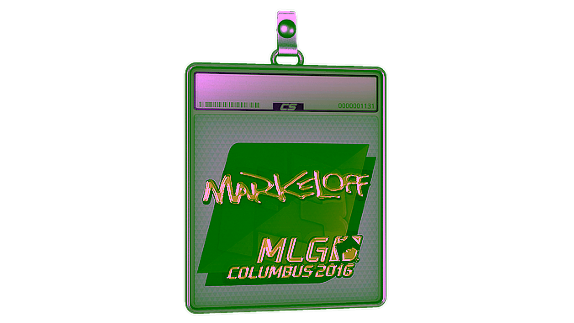Visar för Sticker Slab | markeloff (Gold) | MLG Columbus 2016