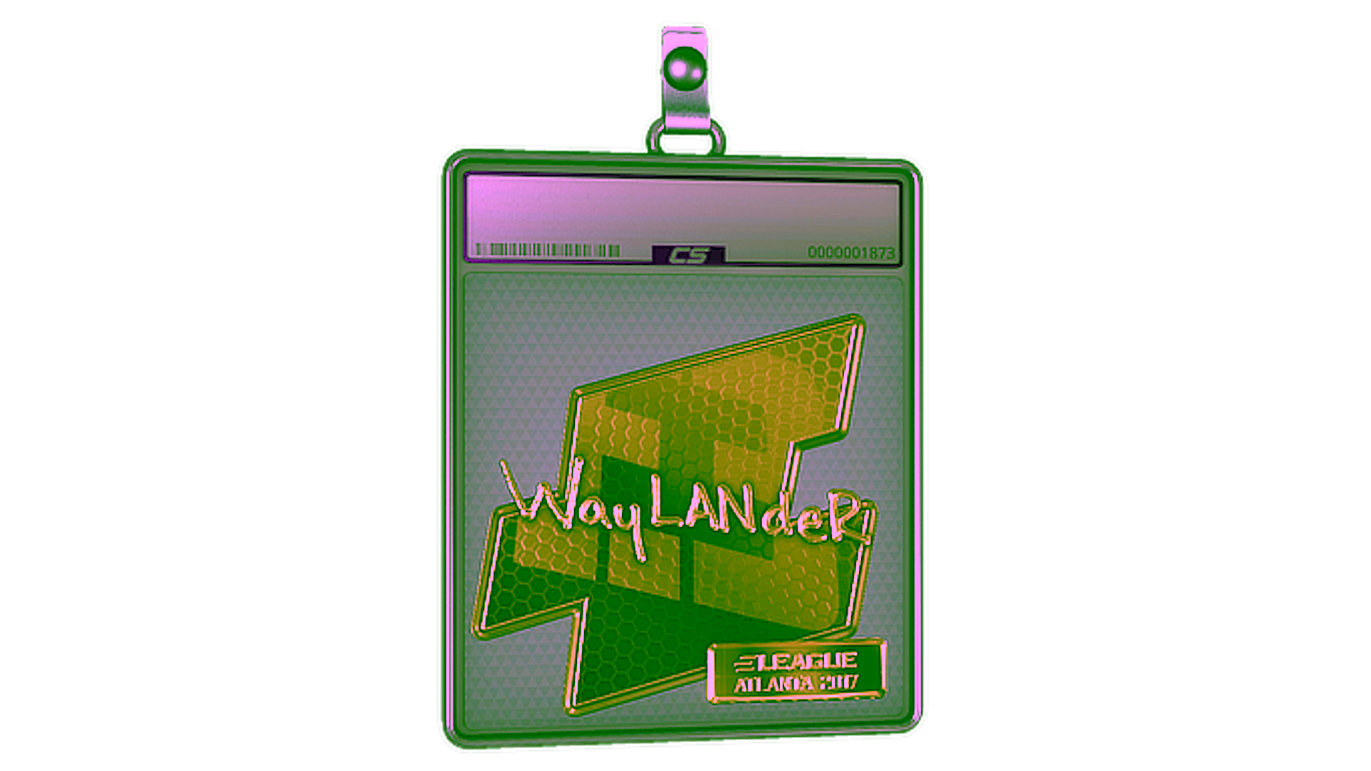 Display for Sticker Slab | wayLander (Gold) | Atlanta 2017