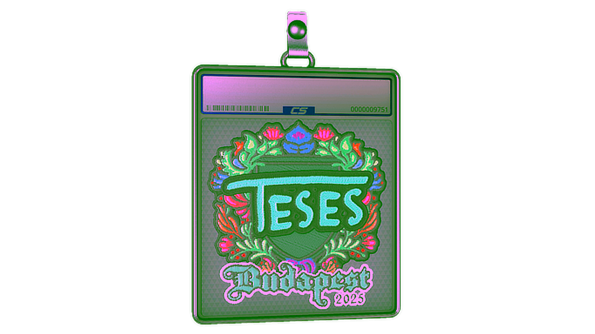 Display for Sticker Slab | TeSeS (Embroidered) | Budapest 2025