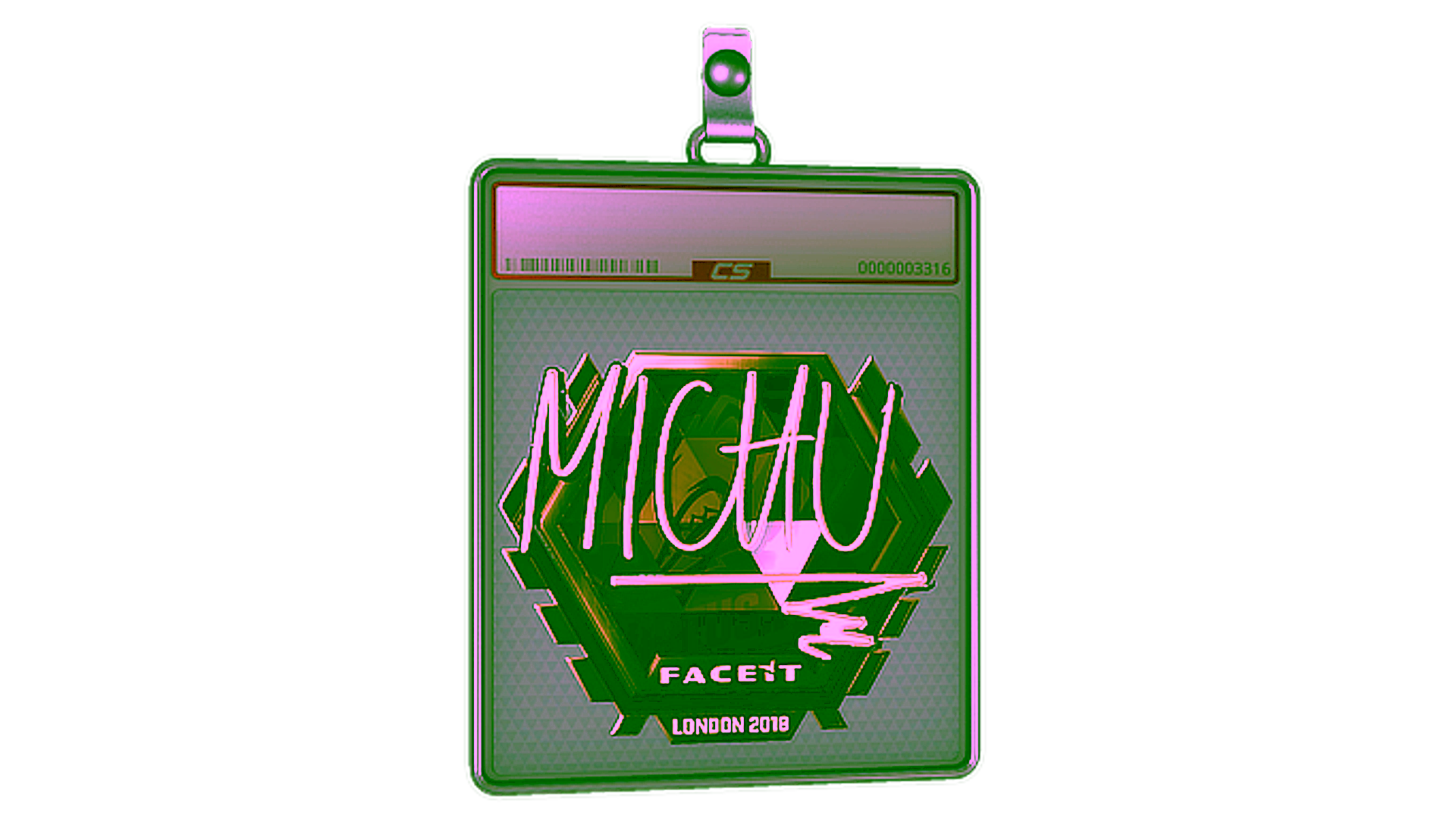 Display for Sticker Slab | MICHU (Gold) | London 2018