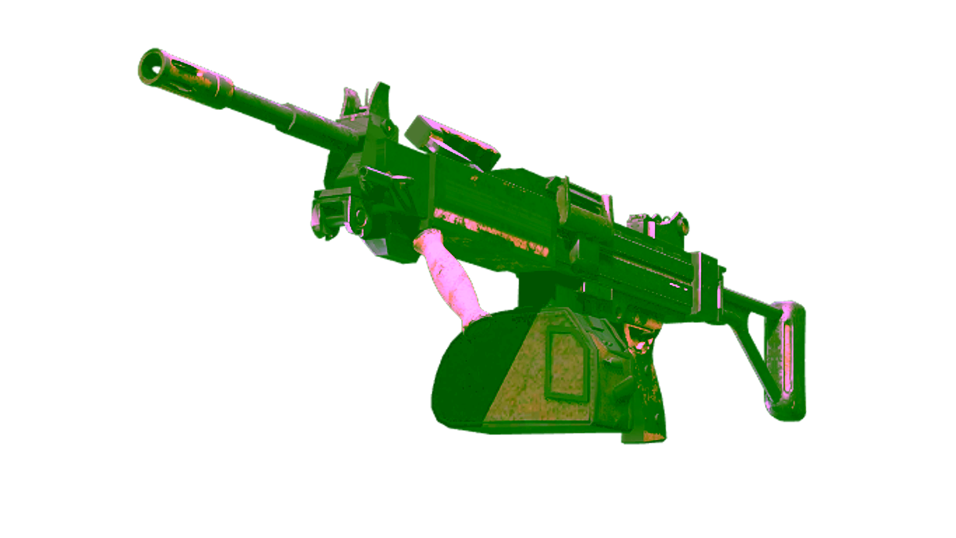 Display for StatTrak™ Negev | Desert-Strike (Battle-Scarred)