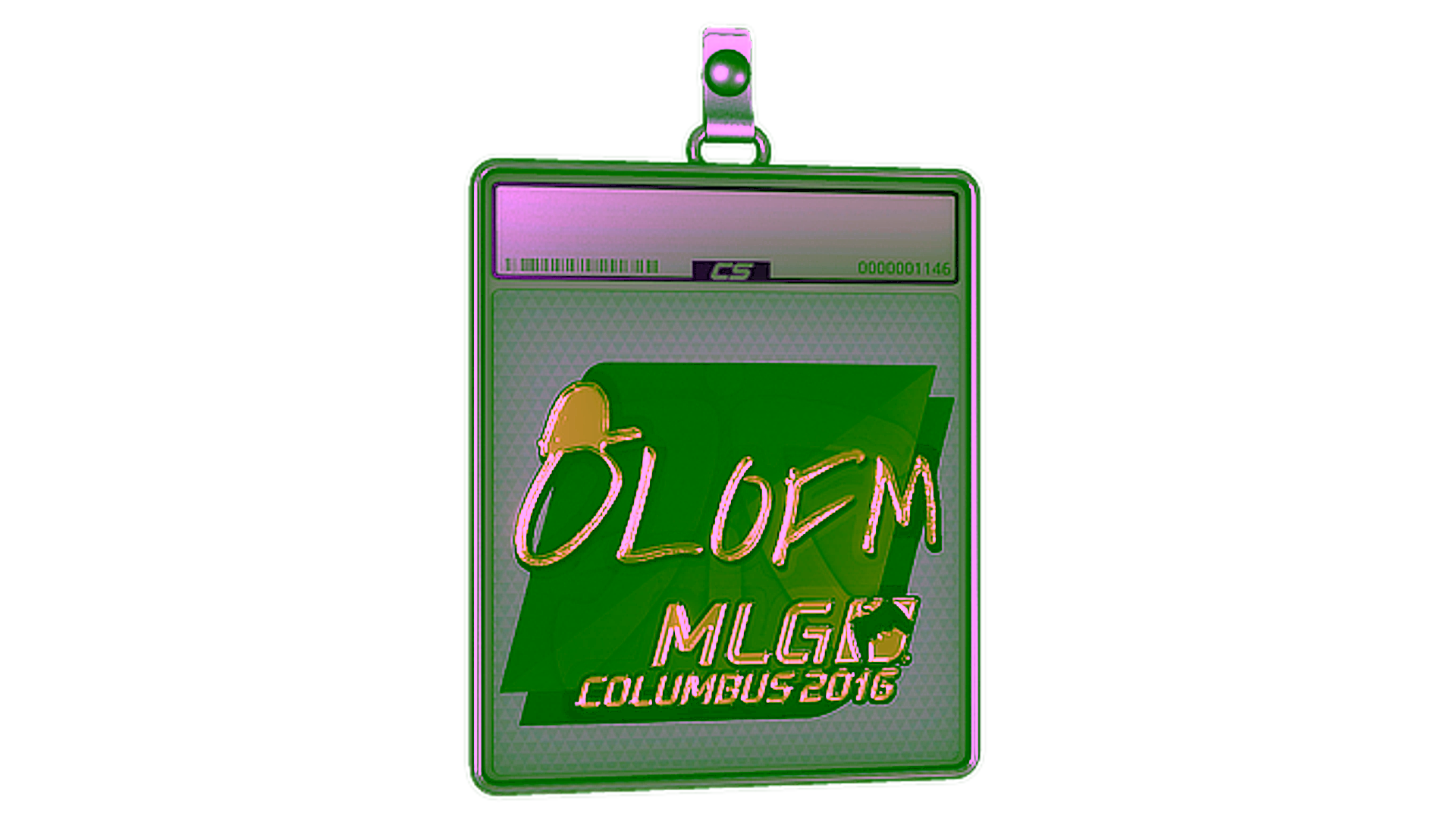 Display for Sticker Slab | olofmeister (Gold) | MLG Columbus 2016