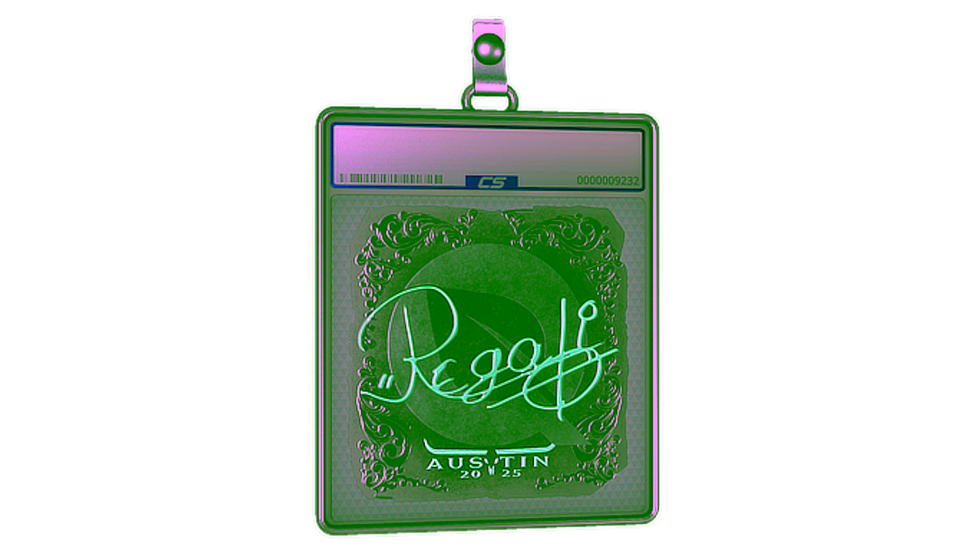 Rodyti Sticker Slab | regali (Foil) | Austin 2025
