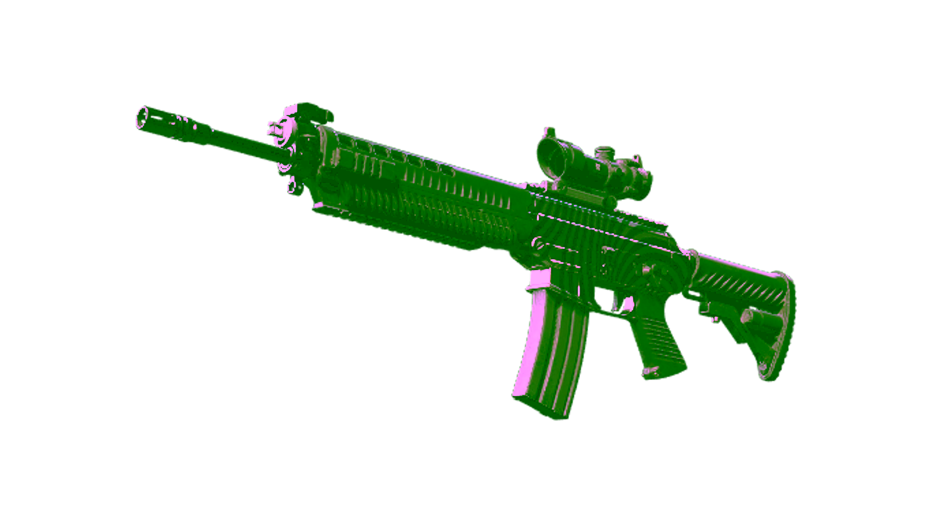 Display for Souvenir SG 553 | Hypnotic (Minimal Wear)