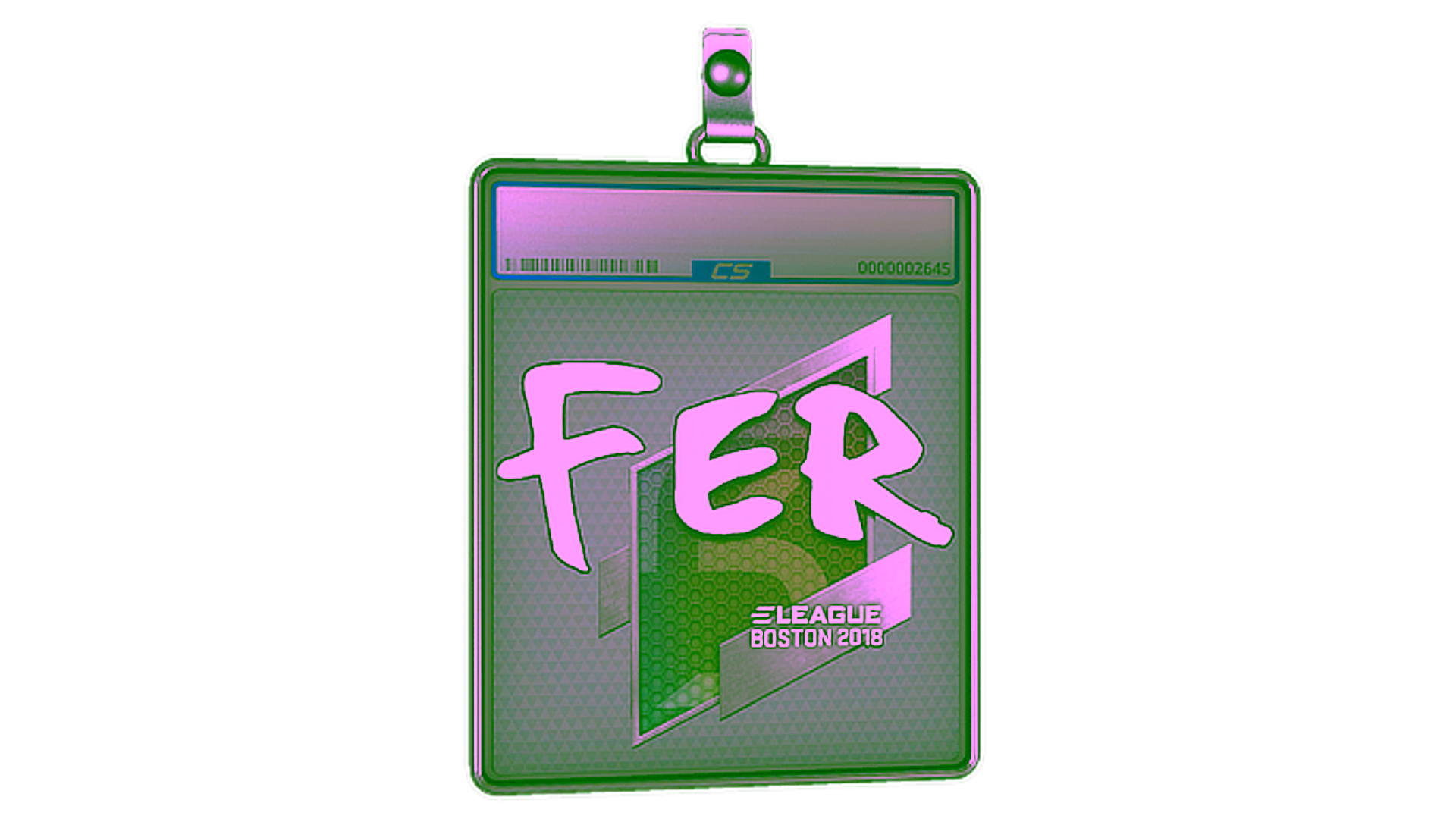 Exibição para Sticker Slab | fer | Boston 2018