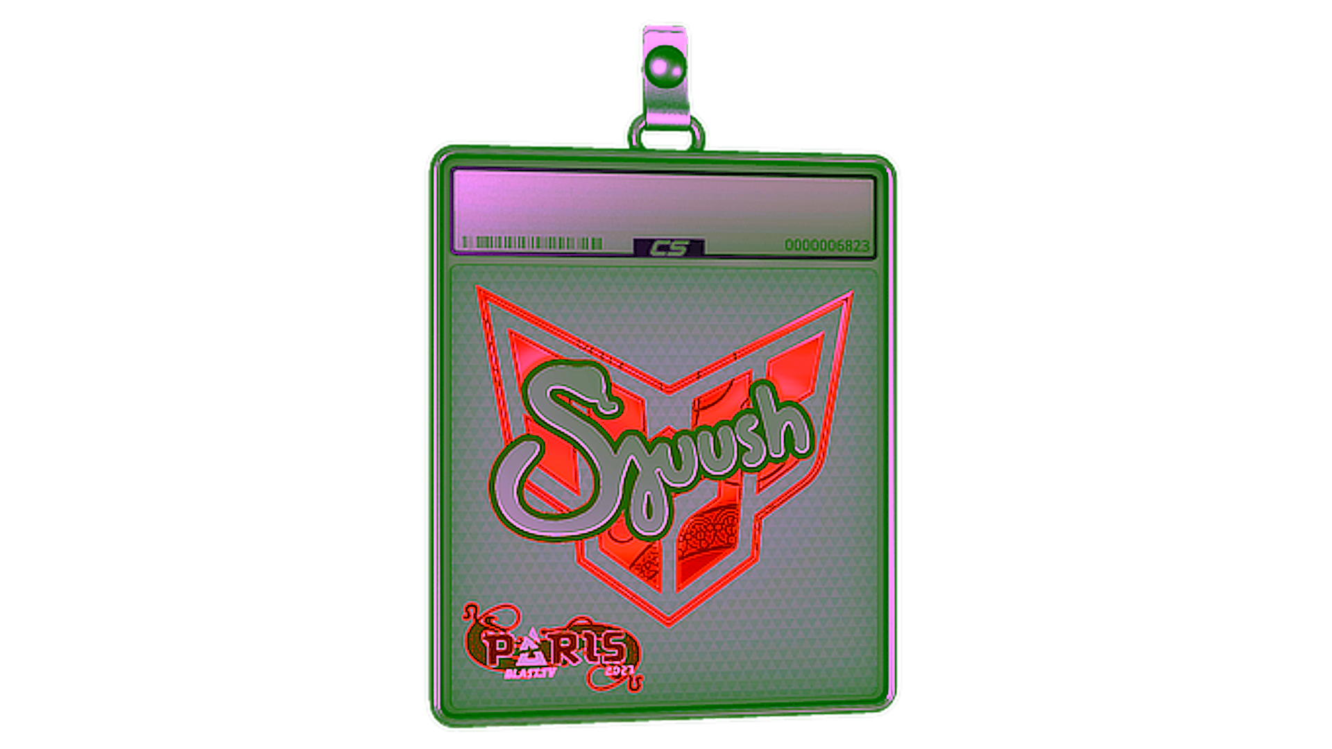 عرض لـ Sticker Slab | sjuush (Holo) | Paris 2023