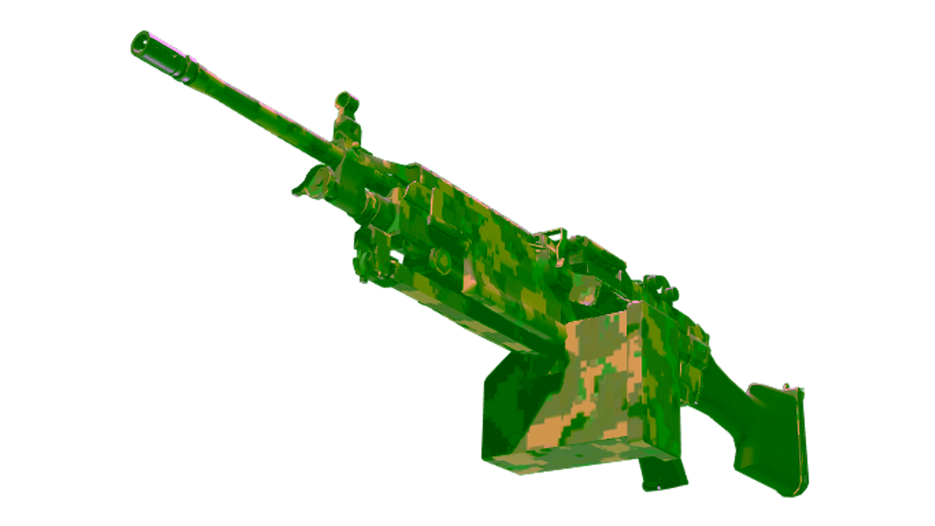Display for Souvenir M249 | Jungle DDPAT (Minimal Wear)