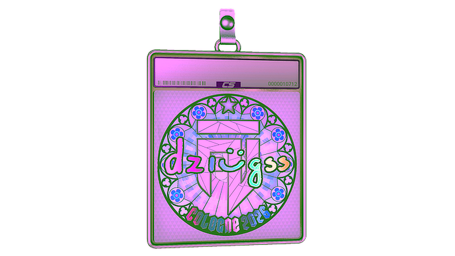Display for Sticker Slab | dziugss (Holo) | Cologne 2026