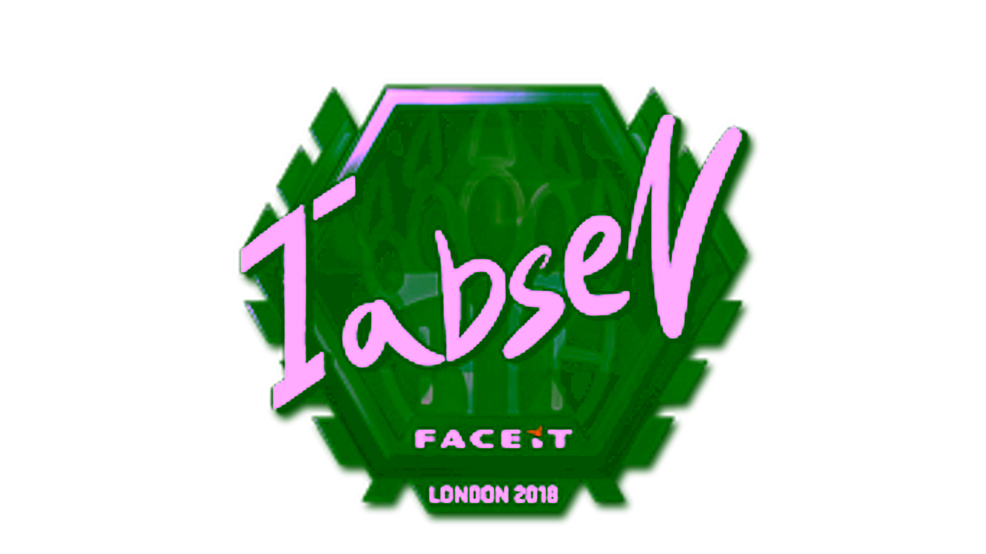 Display for Sticker | tabseN (Foil) | London 2018