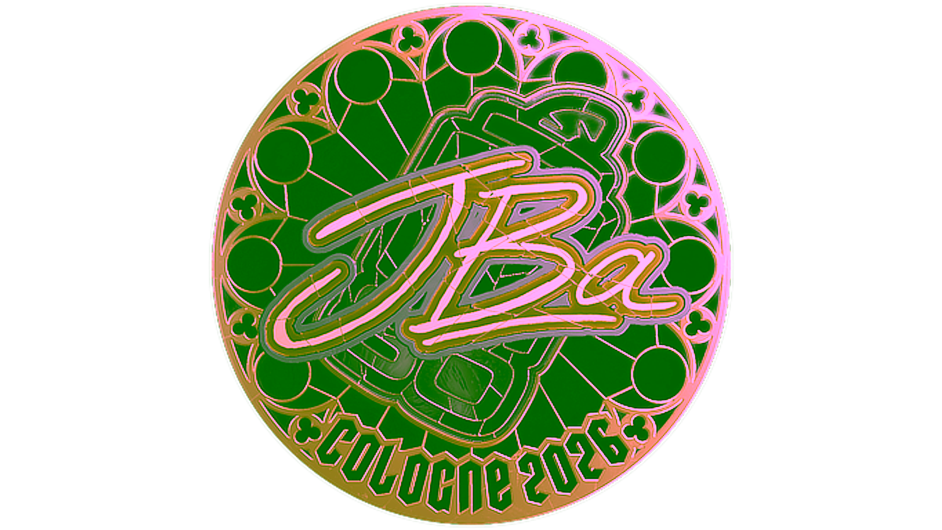 Display for Sticker | JBa (Gold) | Cologne 2026