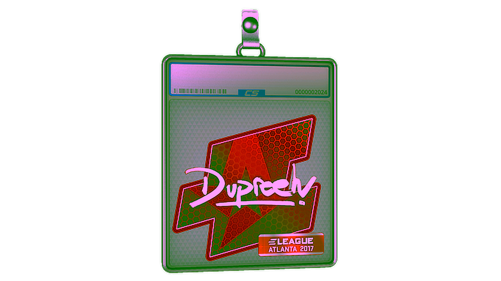 Display for Sticker Slab | dupreeh | Atlanta 2017