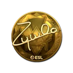 Sticker | ZywOo (Gold) | Katowice 2019