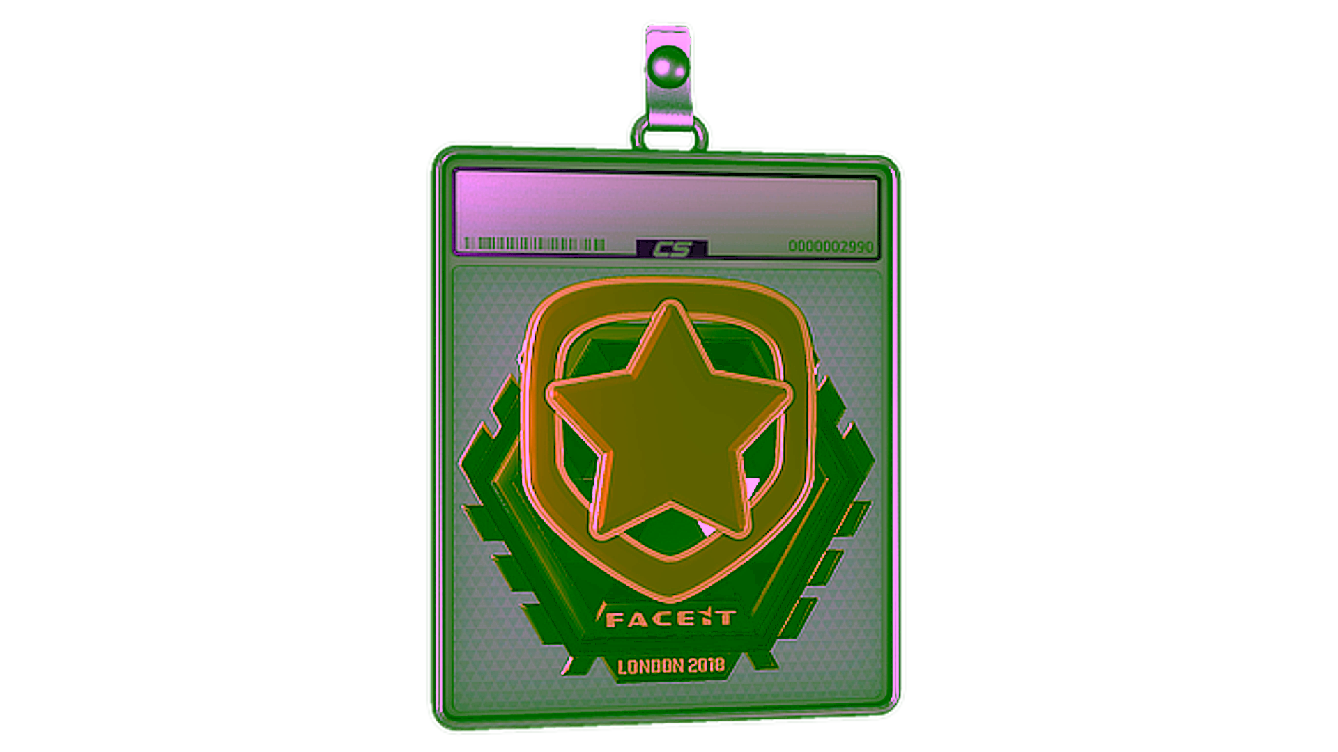 Display for Sticker Slab | Gambit Esports (Gold) | London 2018