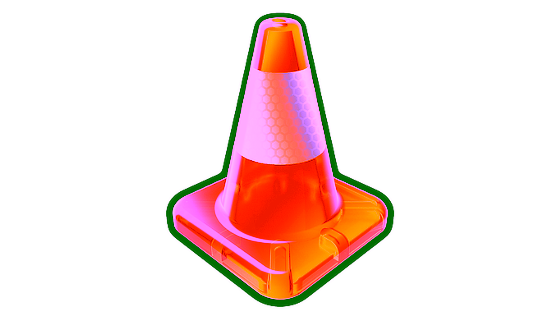 Rodyti Sticker | Cone Zone (Holo)