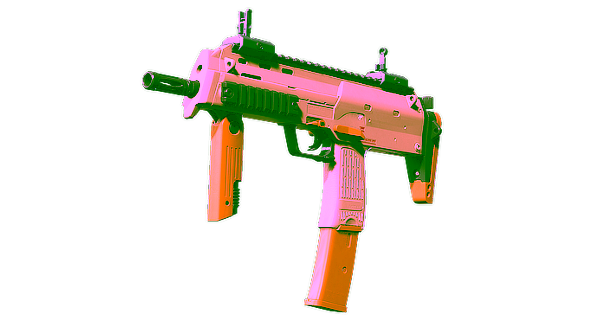 Display for MP7 | Short Ochre (Minimal Wear)