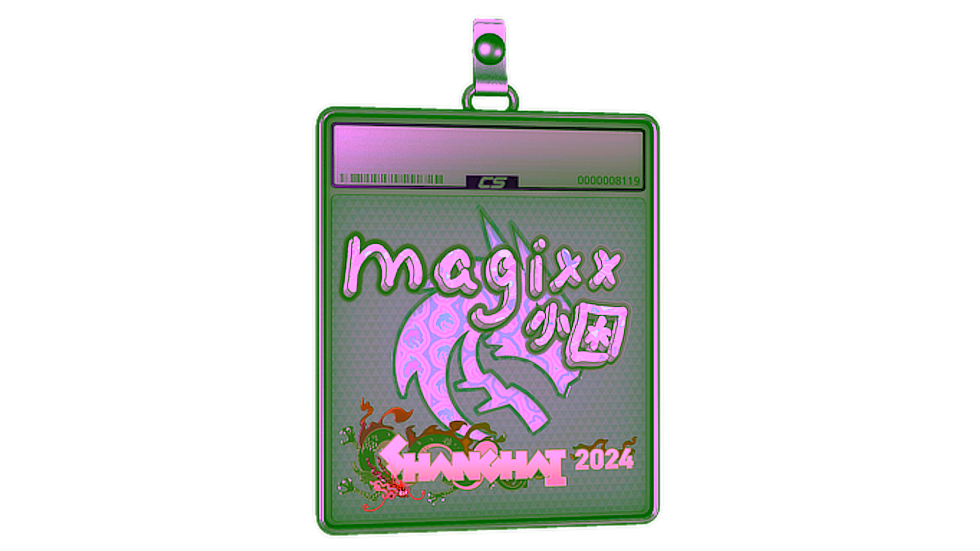 Display for Sticker Slab | magixx (Holo) | Shanghai 2024