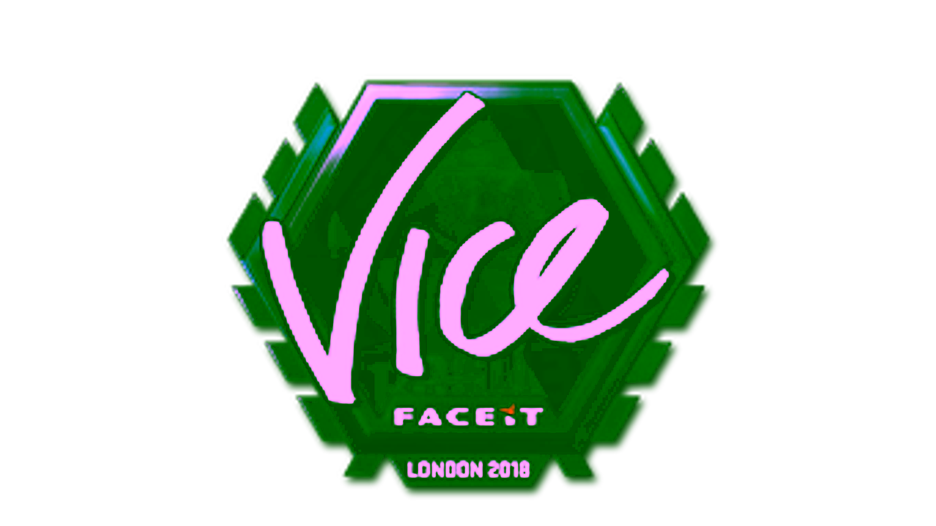 Display for Sticker | vice (Foil) | London 2018