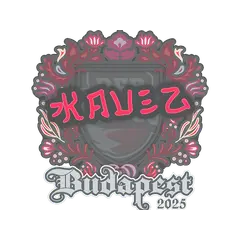 Sticker kauez Budapest 2025