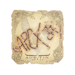 Sticker apEX Austin 2025
