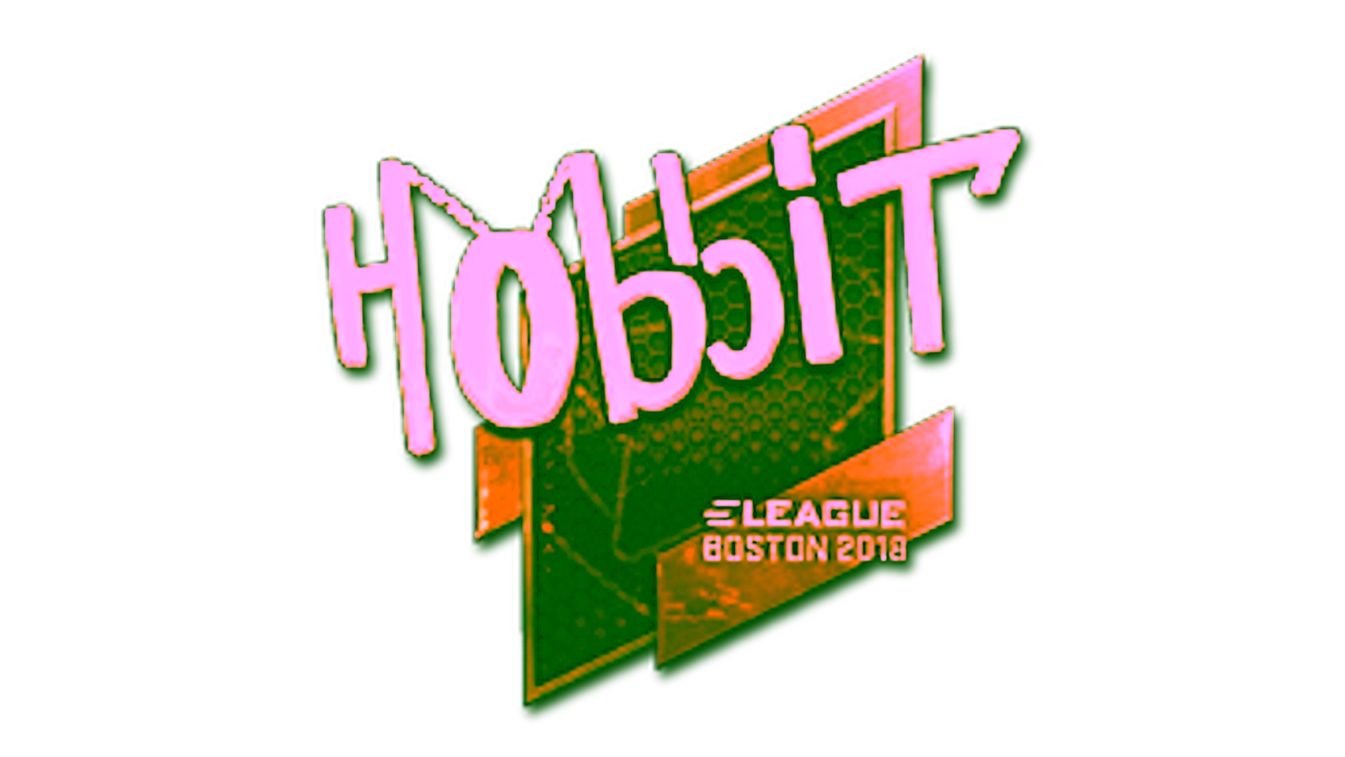 Affichage pour Sticker | Hobbit (Gold) | Boston 2018