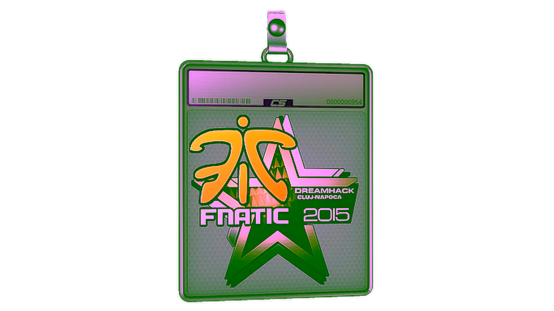 Display for Sticker Slab | Fnatic (Foil) | Cluj-Napoca 2015