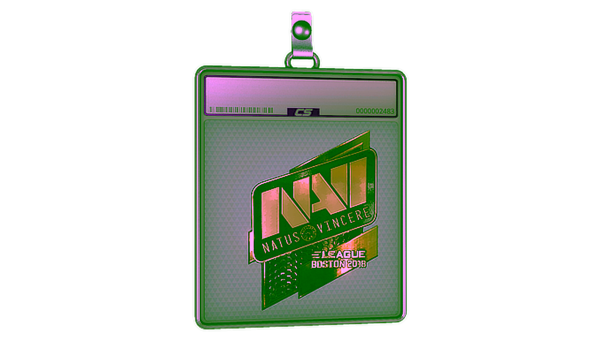 Display for Sticker Slab | Natus Vincere (Gold) | Boston 2018