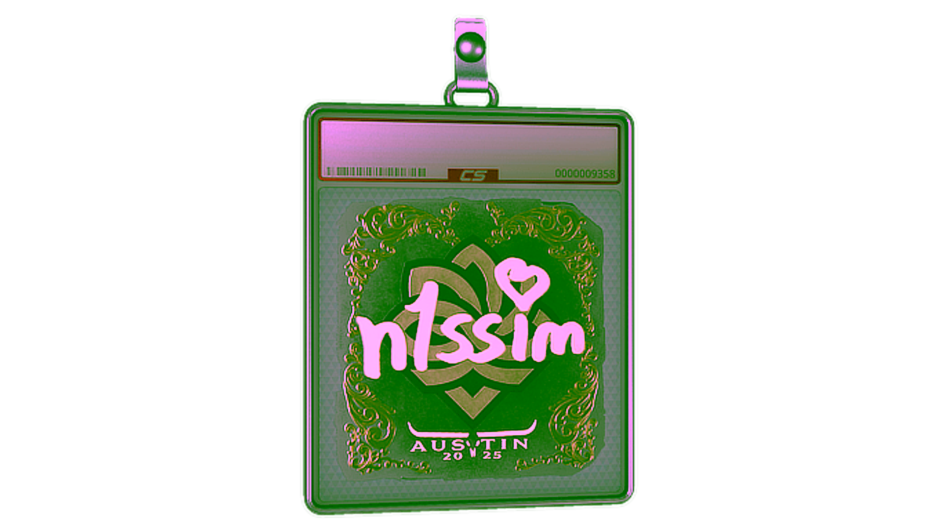 Дисплей для Sticker Slab | n1ssim (Gold) | Austin 2025