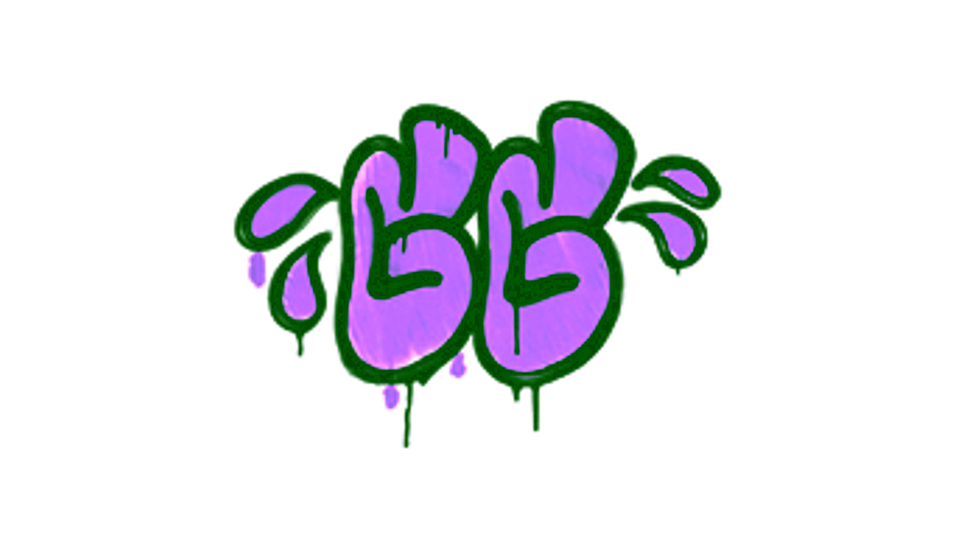 Display for Sealed Graffiti | GGWP (Violent Violet)