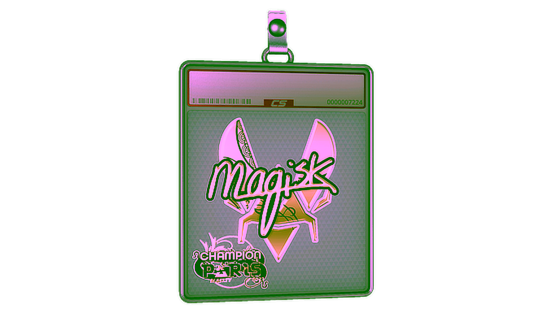 Display for Sticker Slab | Magisk (Gold, Champion) | Paris 2023