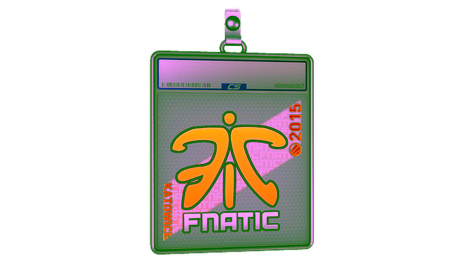Sticker Slab | Fnatic (Holo) | Katowice 2015 için görüntü
