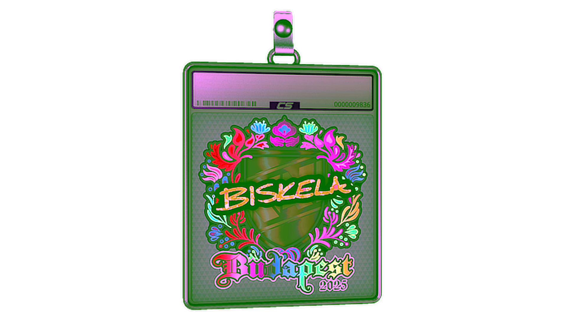 Affichage pour Sticker Slab | Aleksib (Holo) | Budapest 2025
