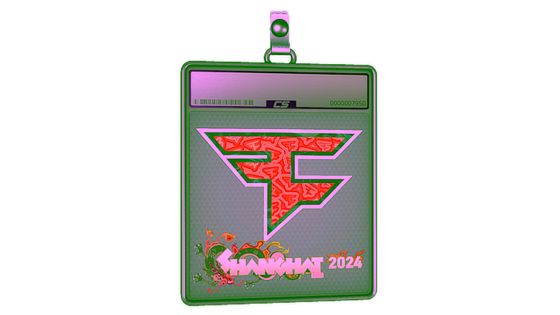 Display for Sticker Slab | FaZe Clan (Holo) | Shanghai 2024