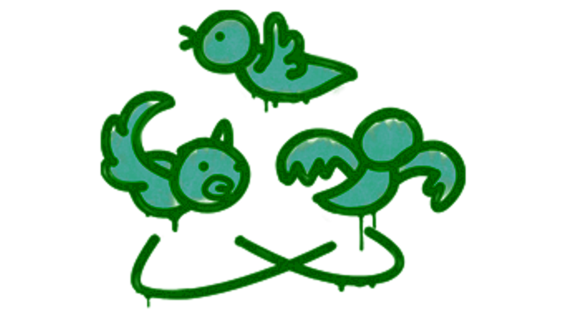 Display for Sealed Graffiti | Dizzy (Frog Green)