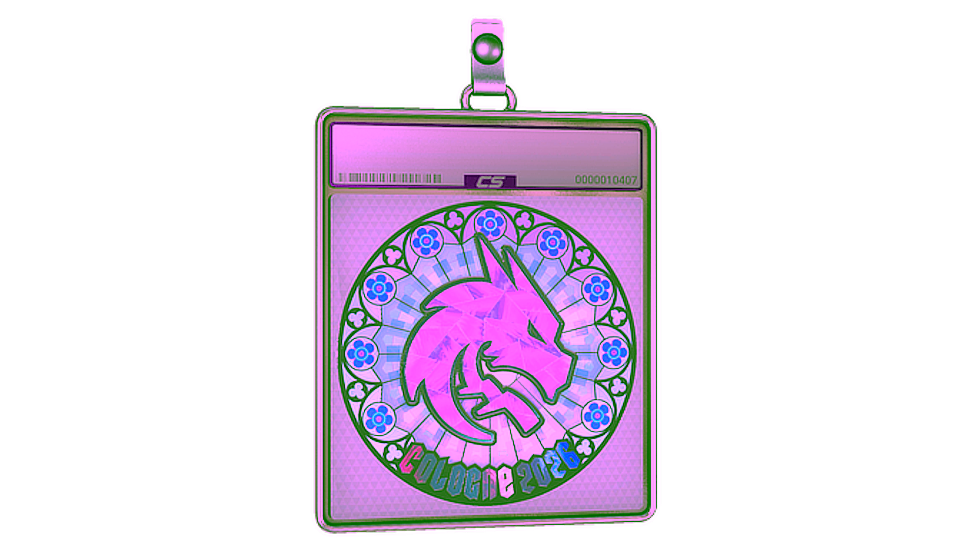 Display for Sticker Slab | Team Spirit (Holo) | Cologne 2026
