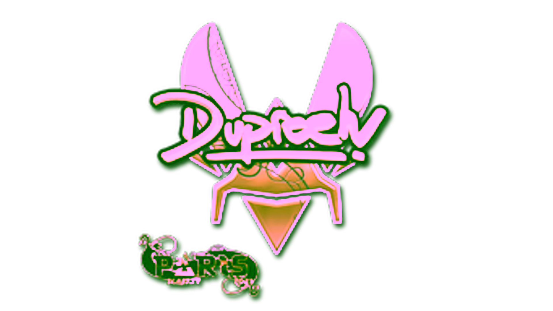 Display for Sticker | dupreeh (Gold) | Paris 2023