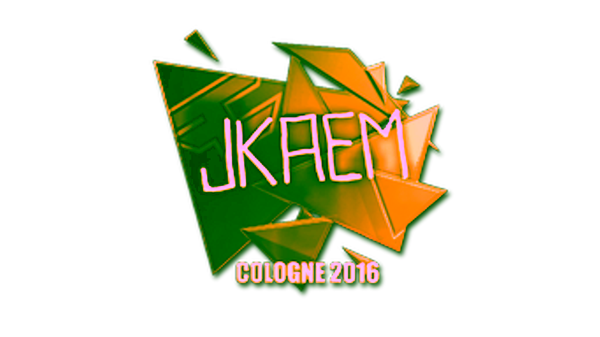 Visar för Sticker | jkaem (Gold) | Cologne 2016