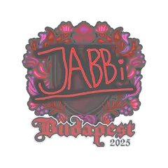 Sticker jabbi Budapest 2025