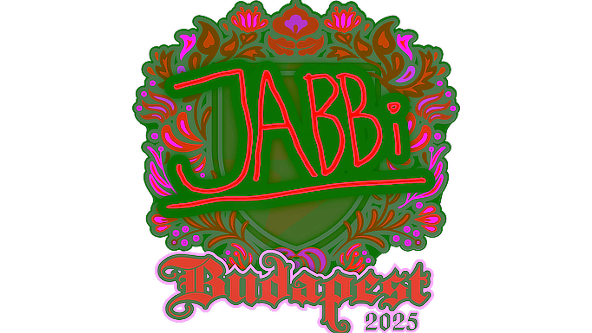 Visar för Sticker | jabbi | Budapest 2025