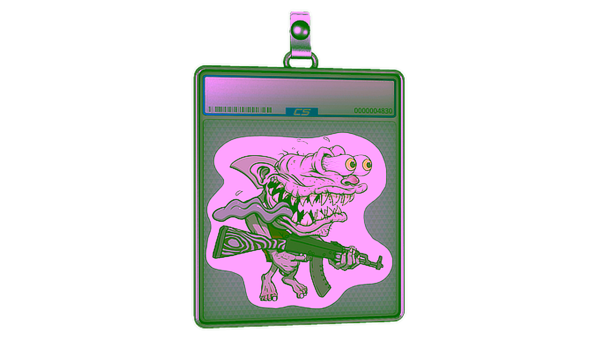 Display for Sticker Slab | Black Shark Shooter