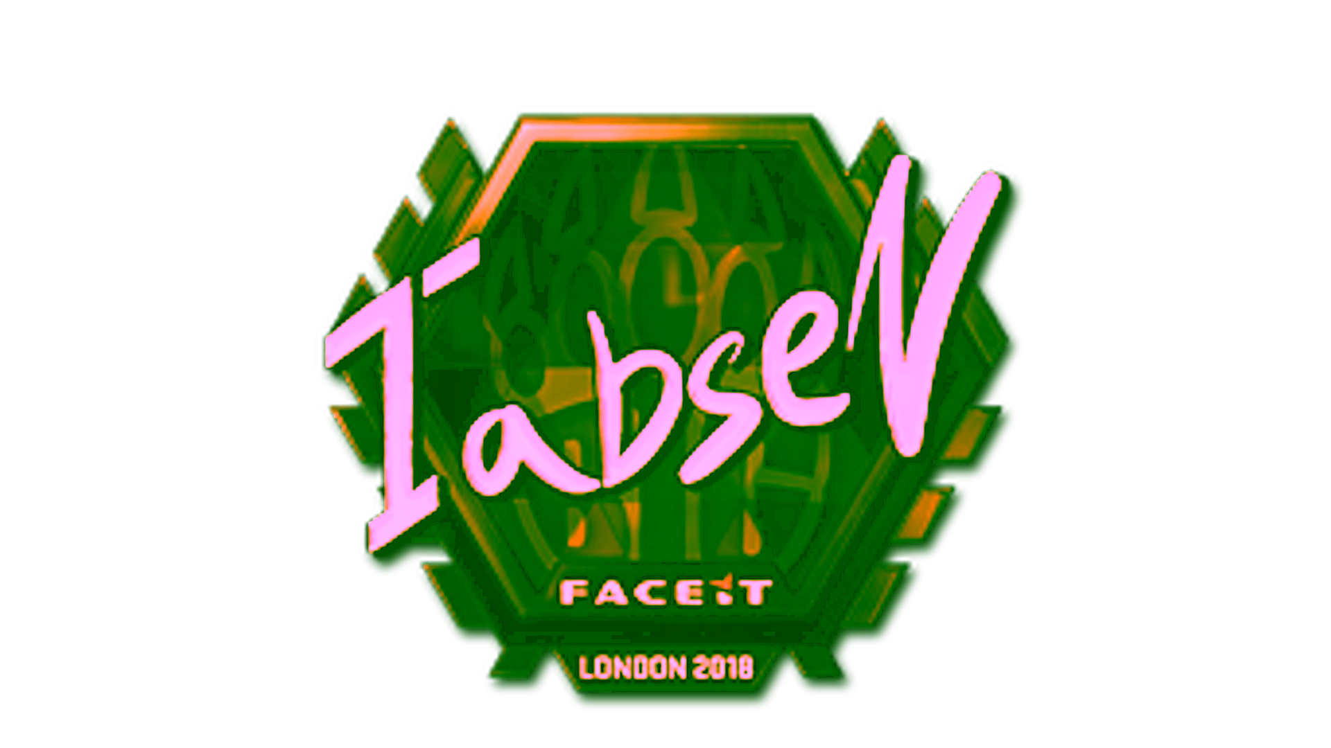 Display for Sticker | tabseN (Gold) | London 2018