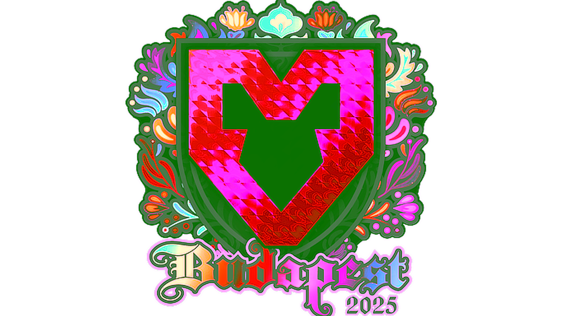 Display for Sticker | MOUZ (Holo) | Budapest 2025