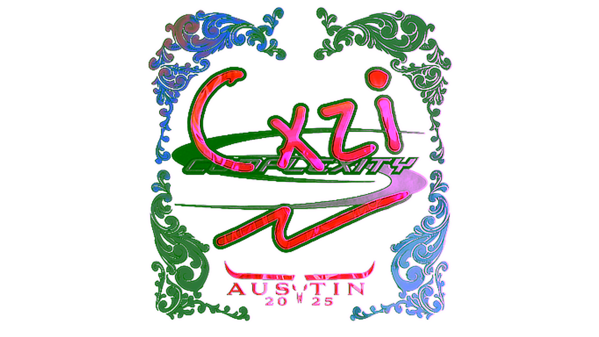 Display for Sticker | Cxzi (Holo) | Austin 2025