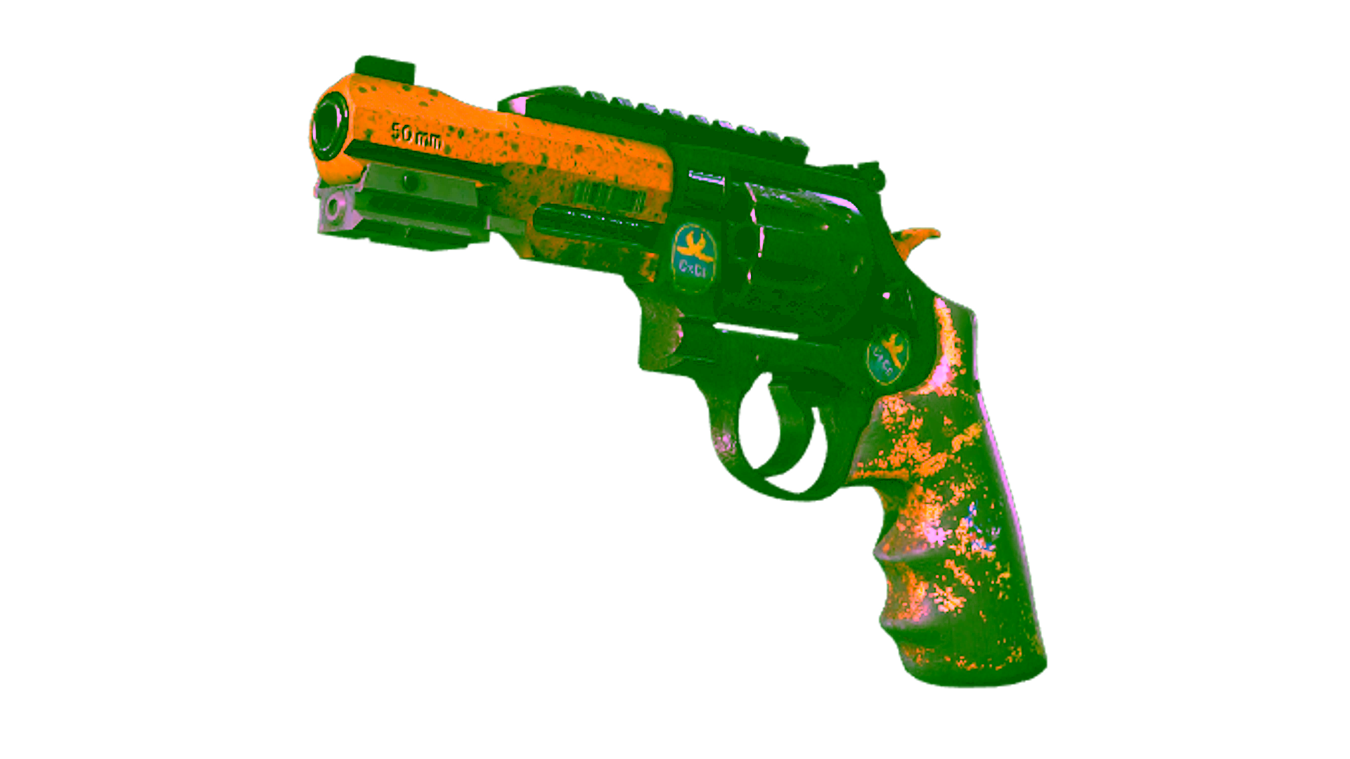 Display for StatTrak™ R8 Revolver | Banana Cannon (Battle-Scarred)