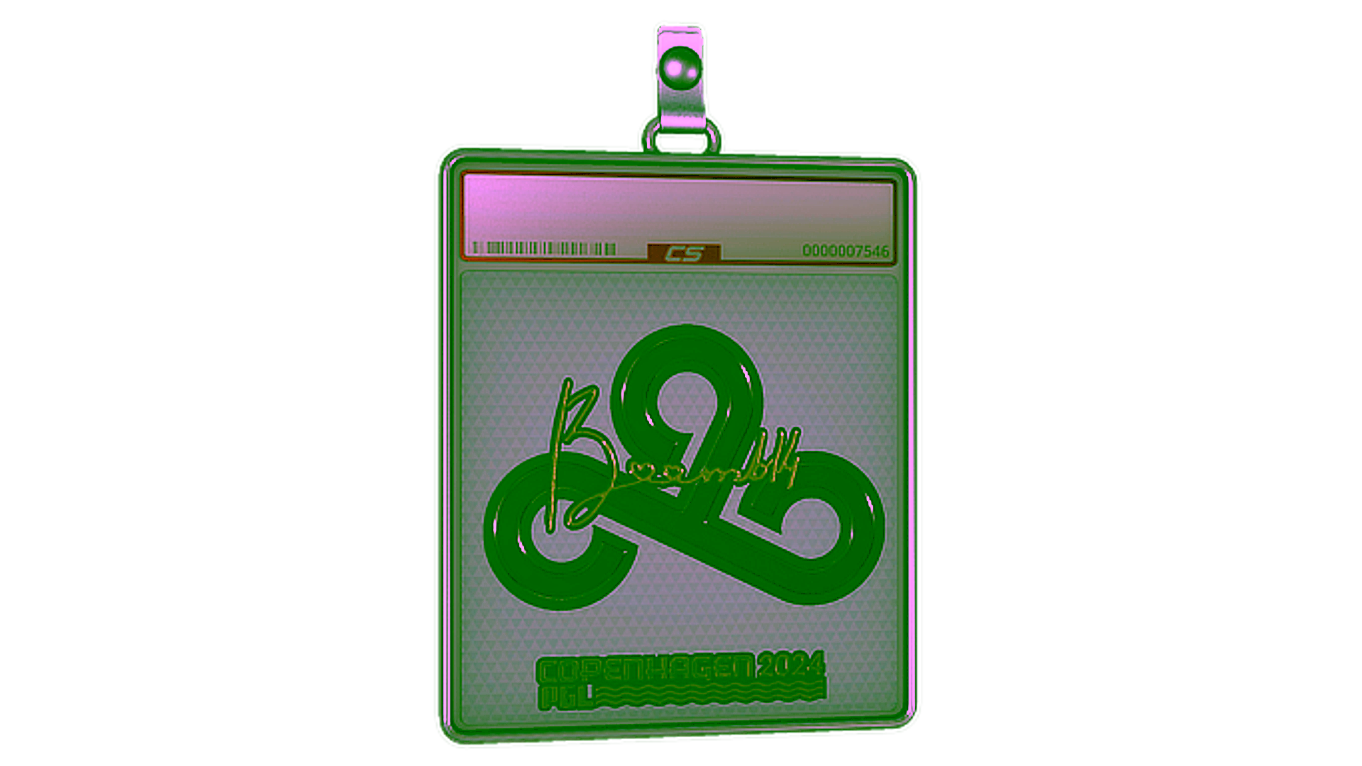 Display for Sticker Slab | Boombl4 (Gold) | Copenhagen 2024