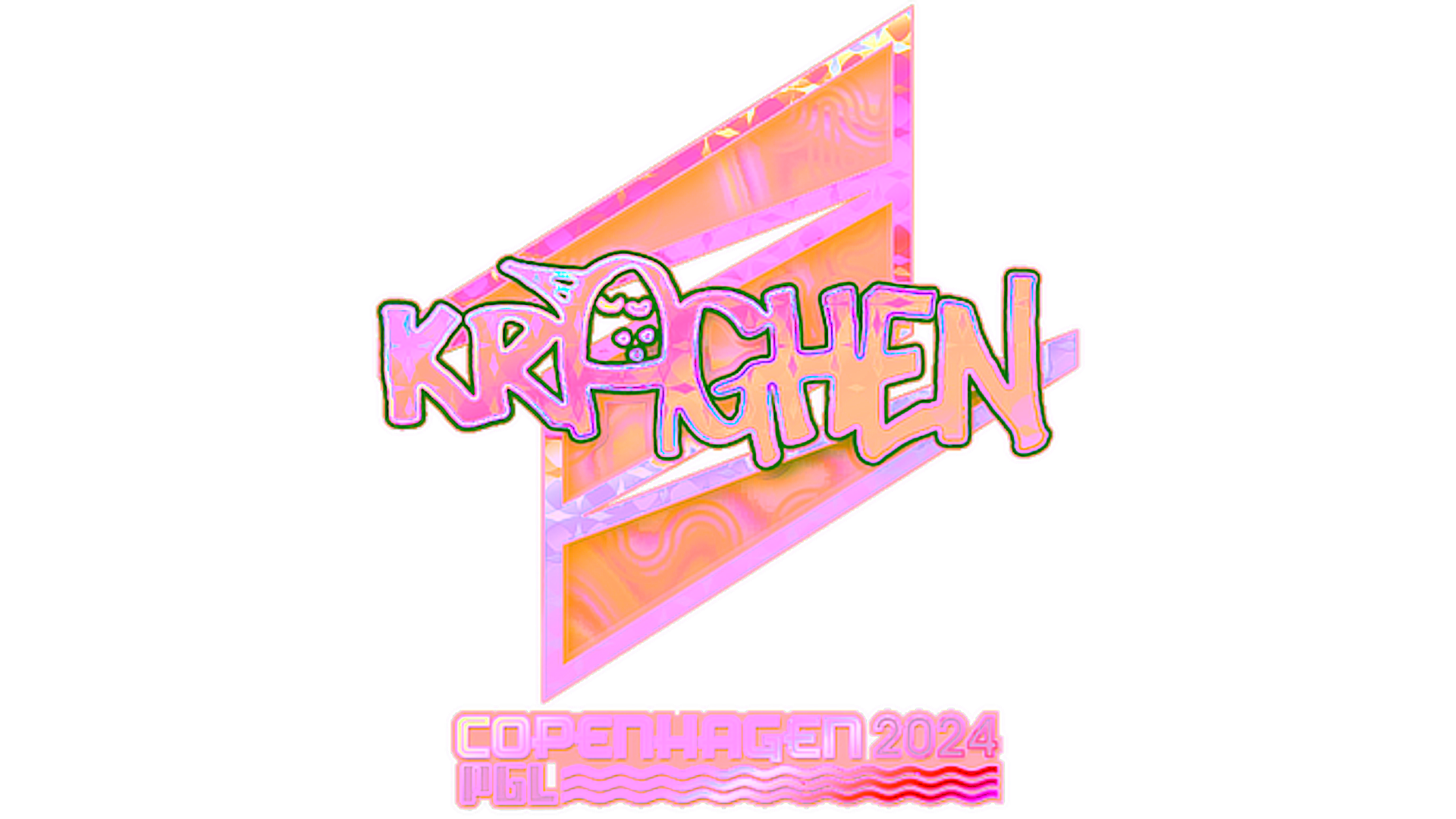 Visar för Sticker | kraghen (Holo) | Copenhagen 2024