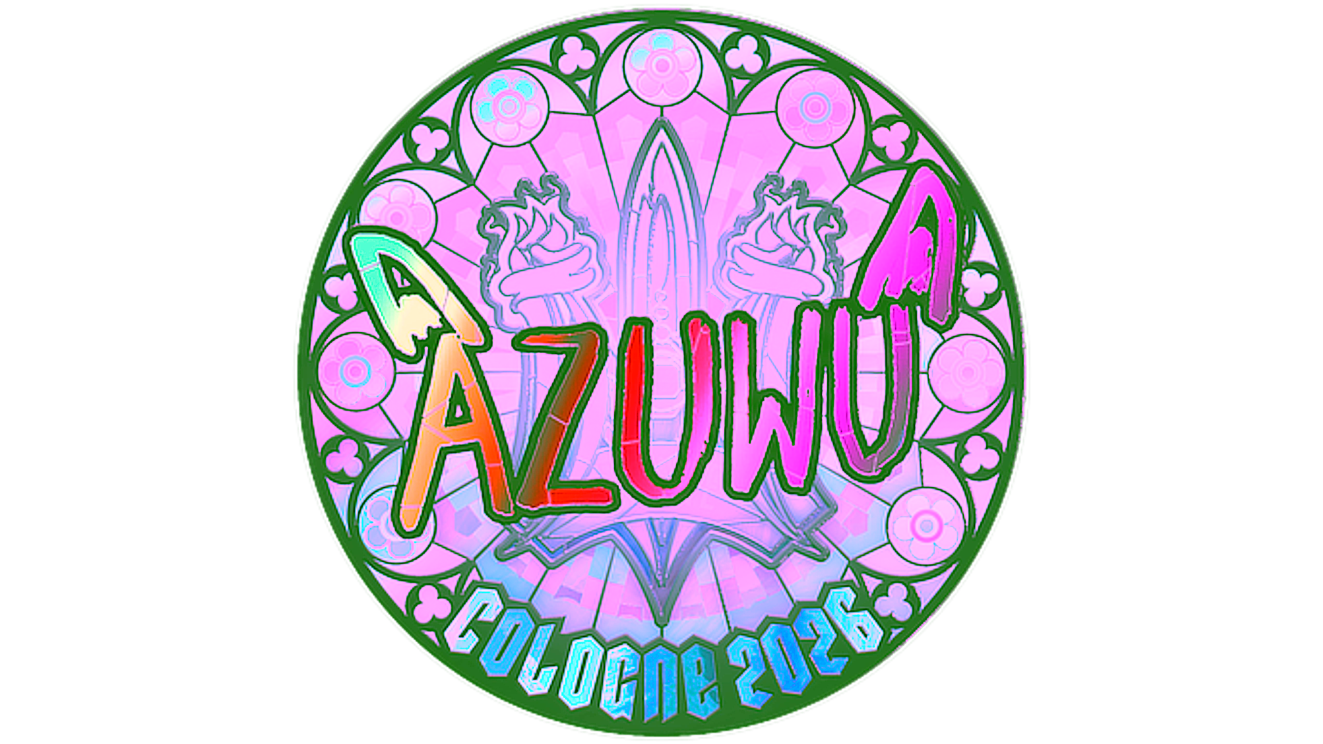 Display for Sticker | AZUWU (Holo) | Cologne 2026